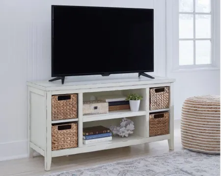 Mirimyn TV Stand in White by Ashley Express