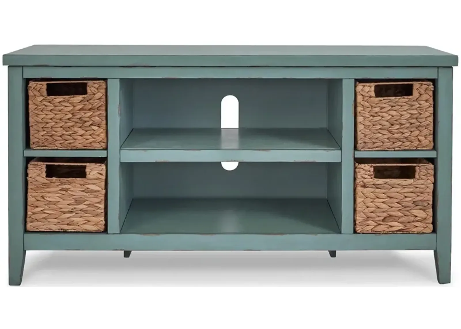 Mirimyn TV Stand in Teal by Ashley Express