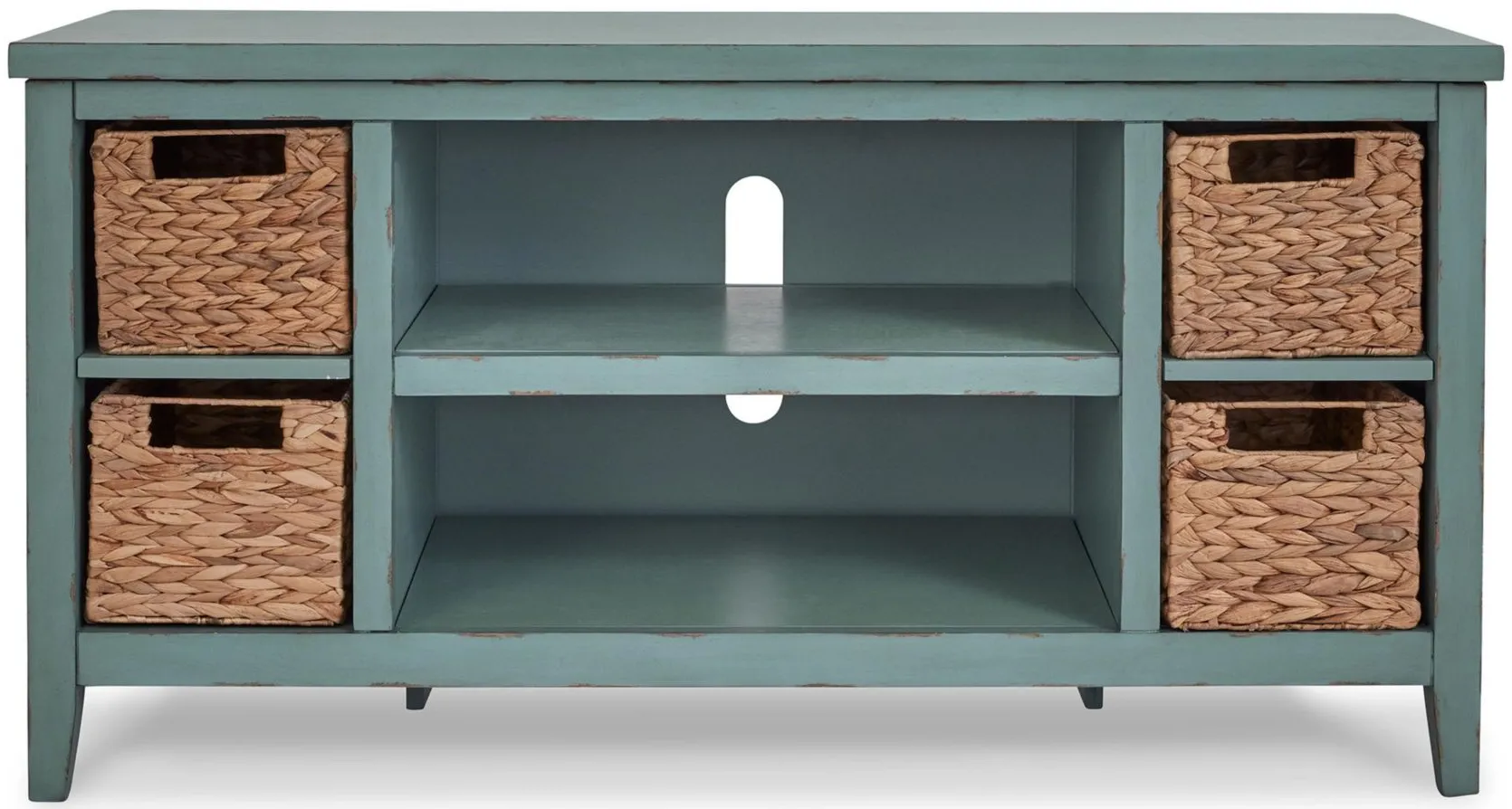 Mirimyn TV Stand in Teal by Ashley Express