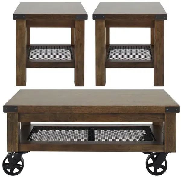 Amarillo 3pc Occasional Table Set