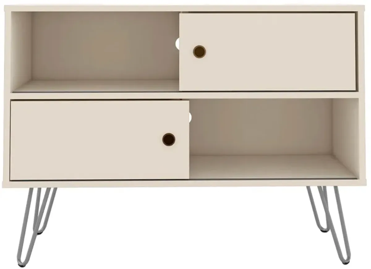 Baxter 35" TV Stand in Off White by Manhattan Comfort