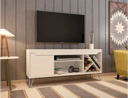 Baxter 53" TV Stand in Off White by Manhattan Comfort