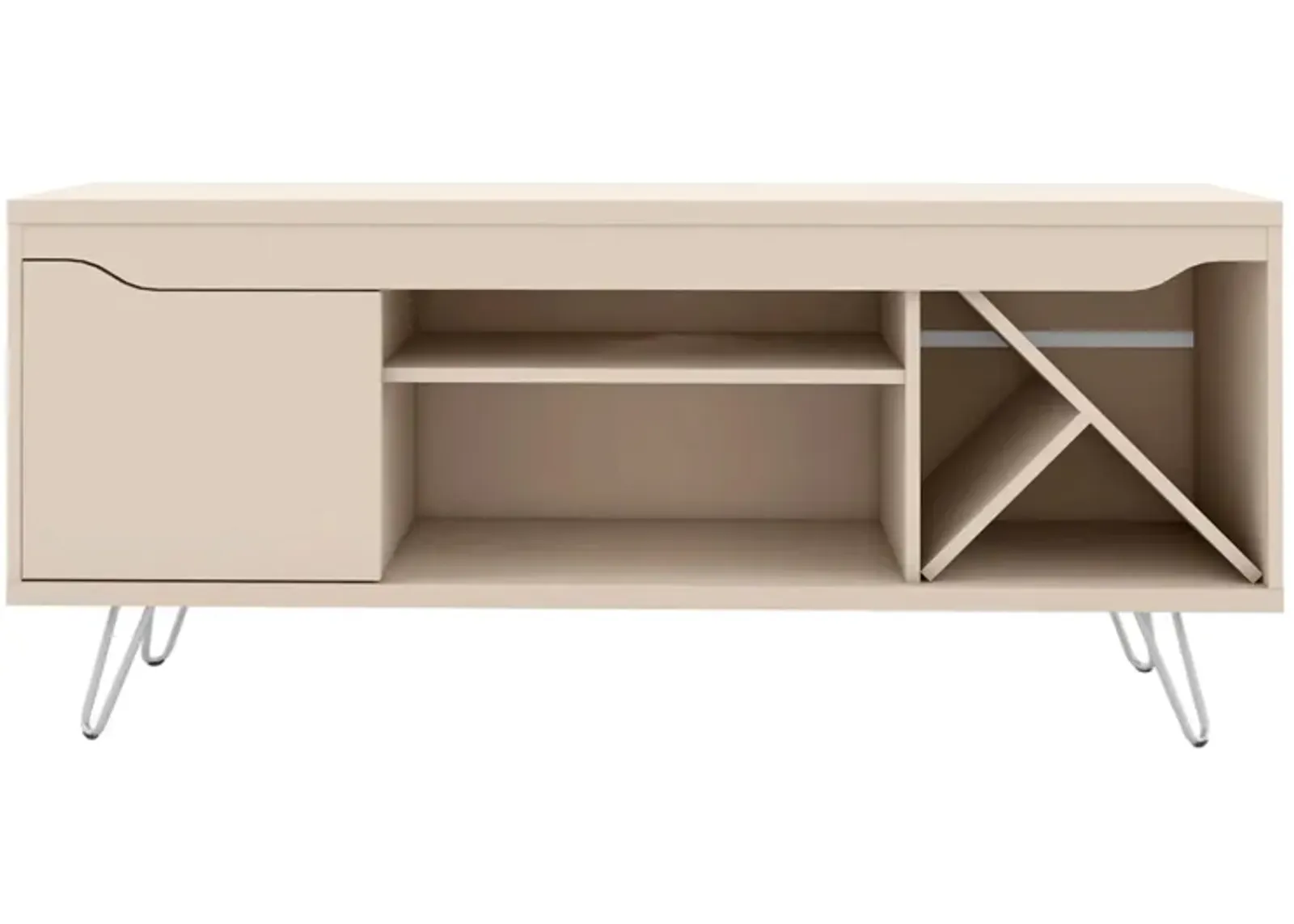 Baxter 53" TV Stand in Off White by Manhattan Comfort