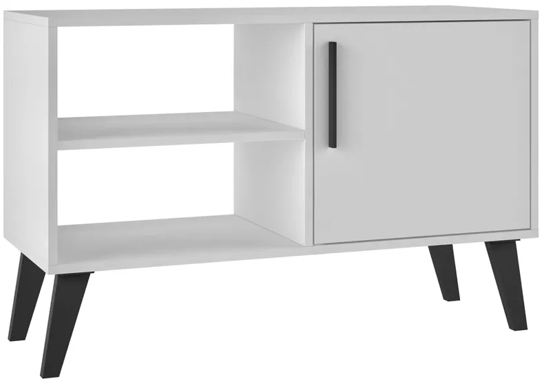 Amsterdam 35" TV Stand in White by Manhattan Comfort