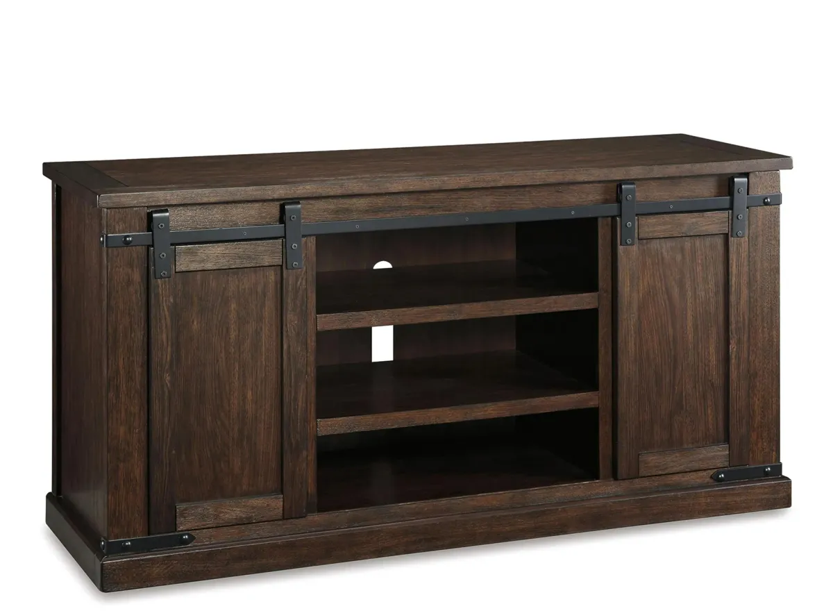 Budmore TV Stand in Rustic Brown by Ashley Furniture