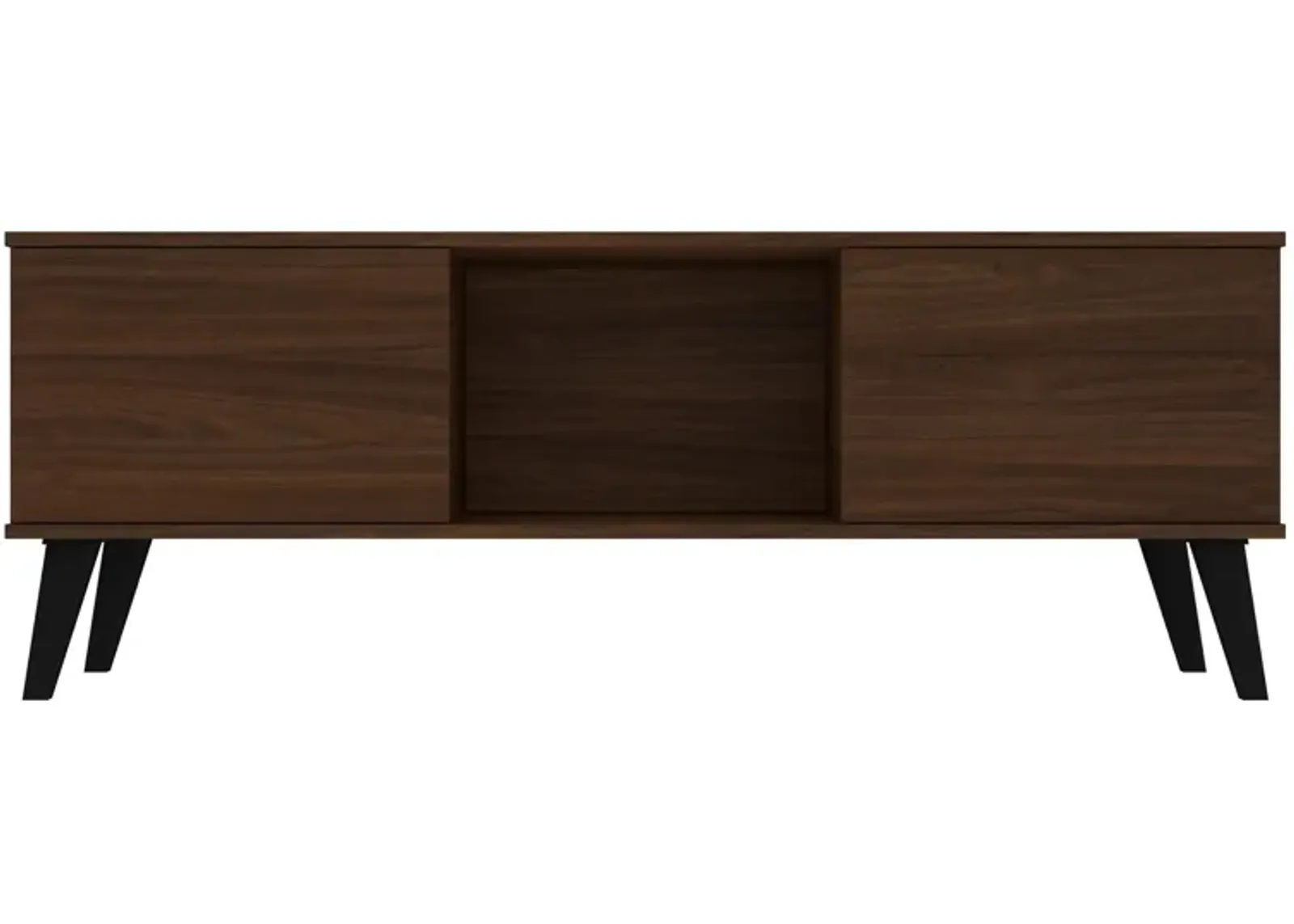 Doyers 53" TV Stand in Nut Brown by Manhattan Comfort