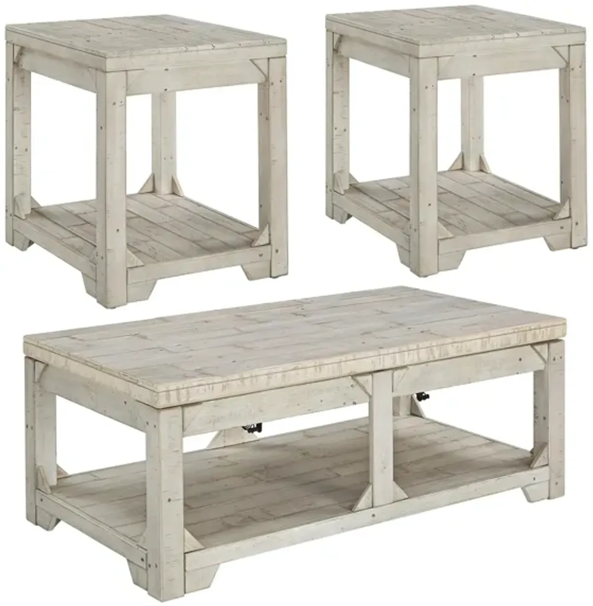 Bookman 3PC Occasional Table Set