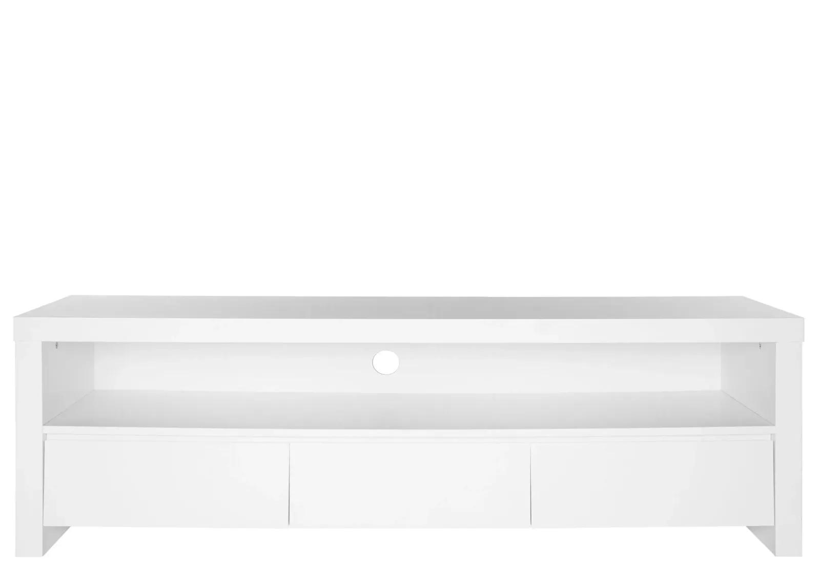 Bryant Media Stand in Matte White by EuroStyle