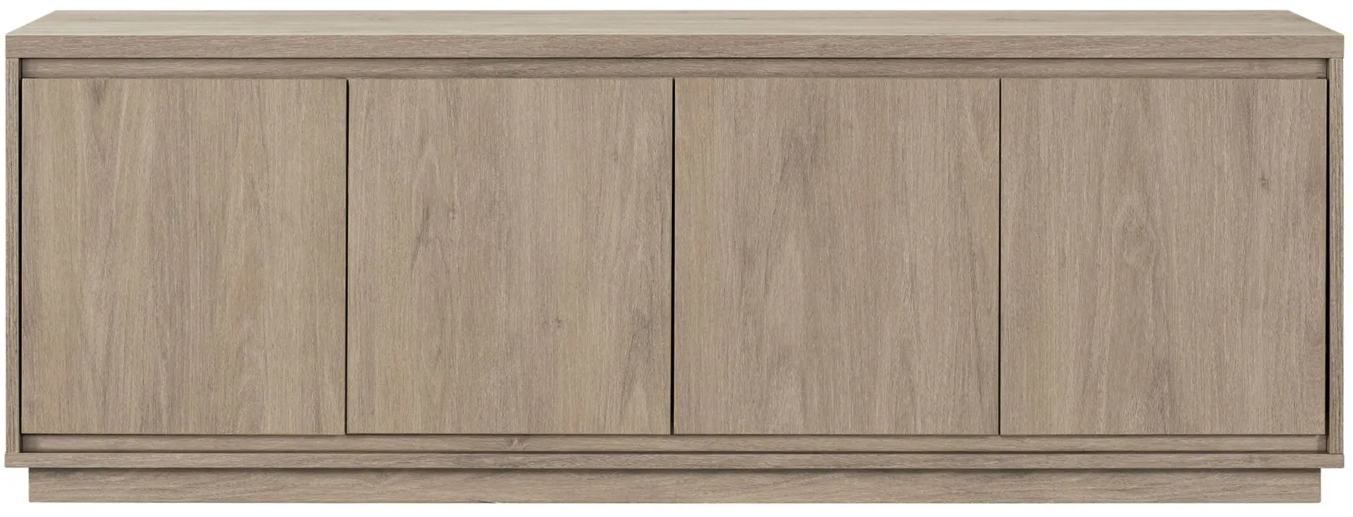 Presque TV Stand in Antiqued Gray Oak by Hudson & Canal
