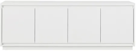 Presque TV Stand in White by Hudson & Canal