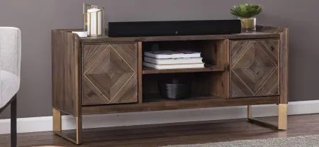 Giuliana Reclaimed Media Stand in Brown by SEI Furniture