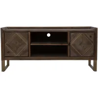 Giuliana Reclaimed Media Stand in Brown by SEI Furniture