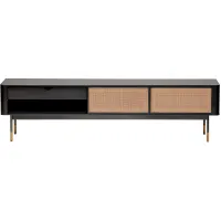 Miriam 71" Media Stand in Black by EuroStyle