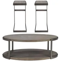 Lucinda 3-pc. Occasional Tables in Gauntlet Gray by Liberty Furniture