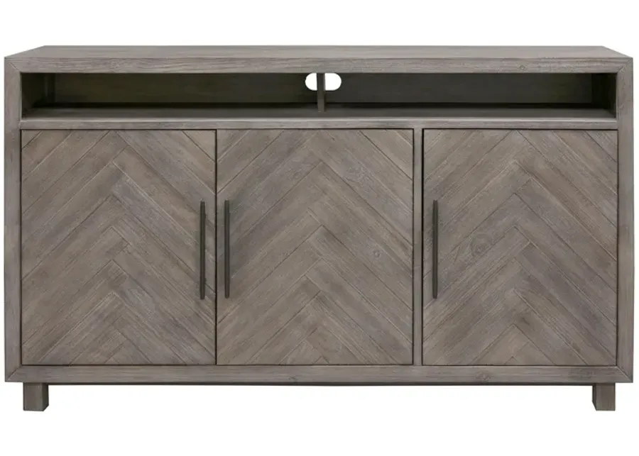 Medora Entertainment Stand in Gray by Martin Furniture