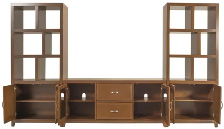 Granthom 3-pc. Wall Unit w/ 60" TV Console in Honey by Bellanest