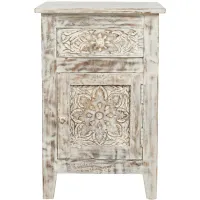 Global Furniture Archive Accent Table in Ivory by Jofran