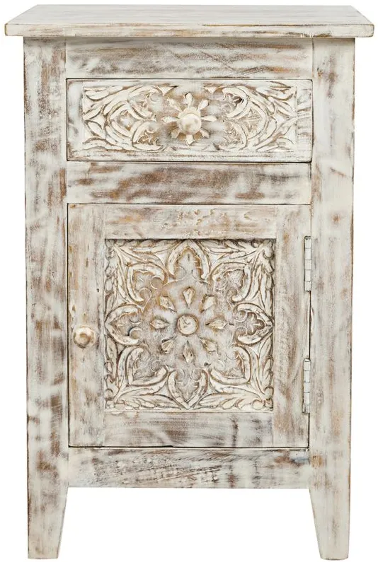 Global Furniture Archive Accent Table in Ivory by Jofran
