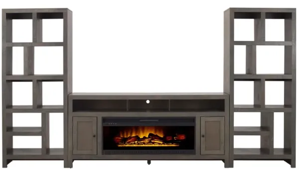Warren 3pc 72" Fireplace Entertainment Wall
