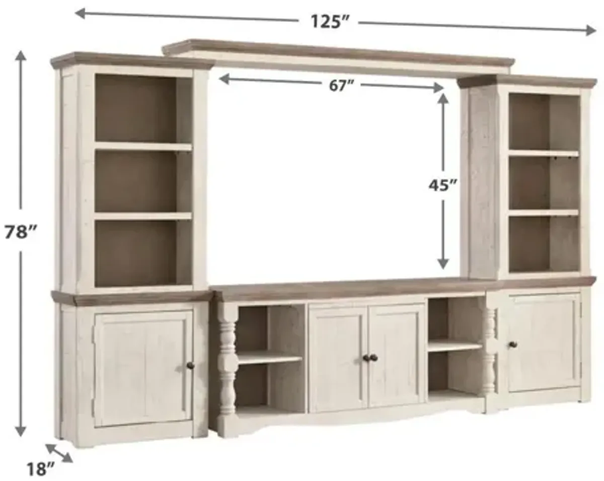 Havalance 4-pc. Entertainment Center