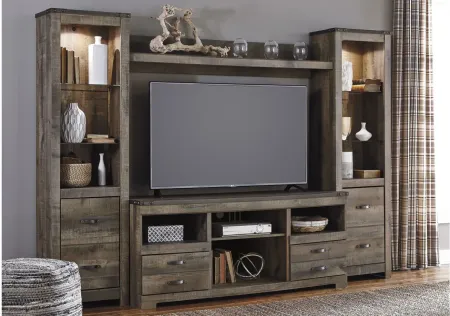 Trinell 4-pc. Entertainment Center in Brown by Ashley Furniture