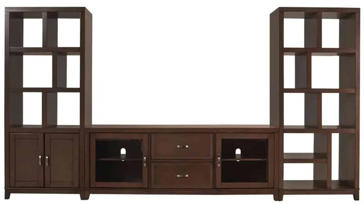 Granthom 3-pc. Wall Unit w/ 72" TV Console in Parkview by Bellanest