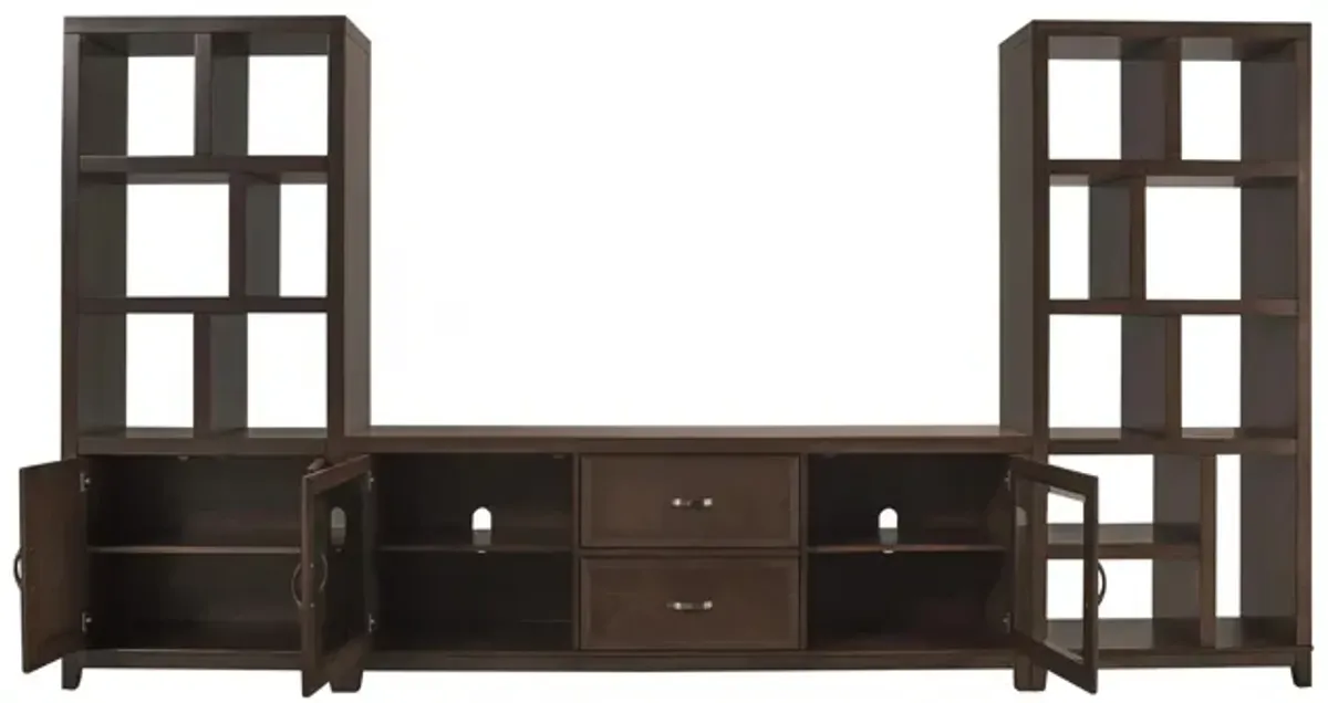 Granthom 3-pc. Wall Unit w/ 72" TV Console