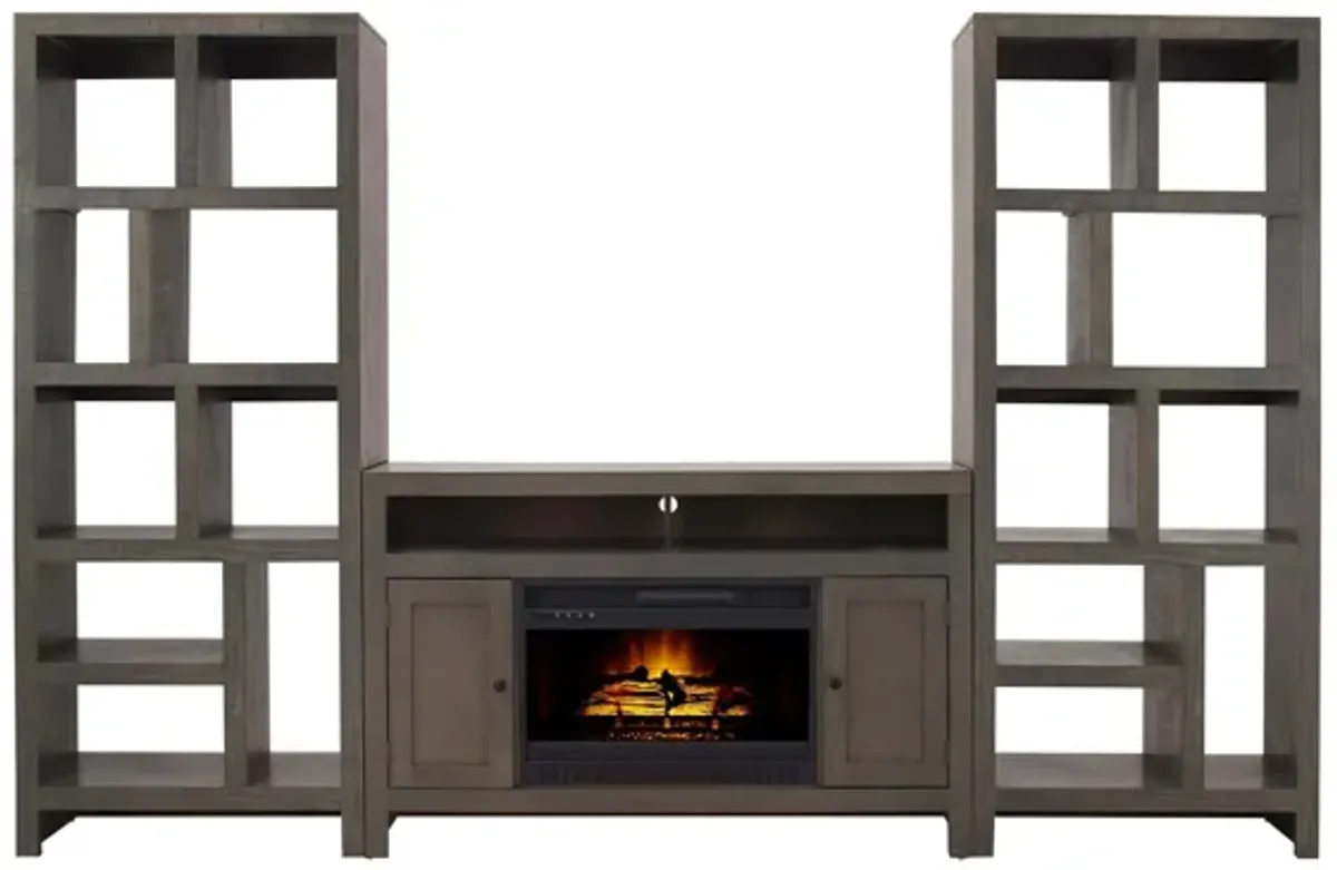 Warren 3pc 52" Fireplace Entertainment Wall