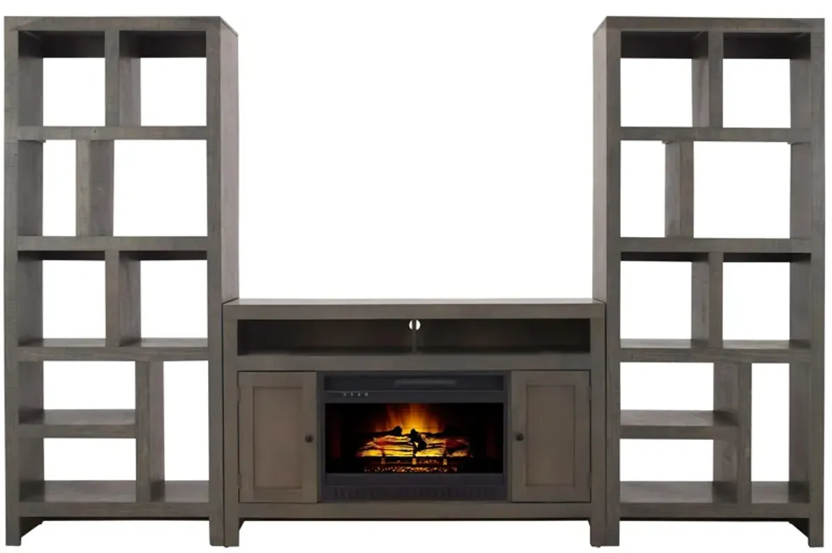 Warren 3pc 52" Fireplace Entertainment Wall
