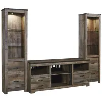Trinell 3-pc. Entertainment Center in Brown by Ashley Furniture