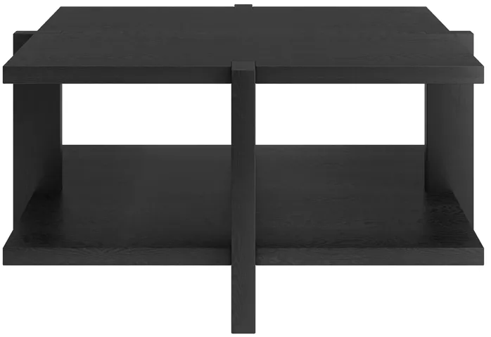 Ingrid Coffee Table in Black Grain by Hudson & Canal