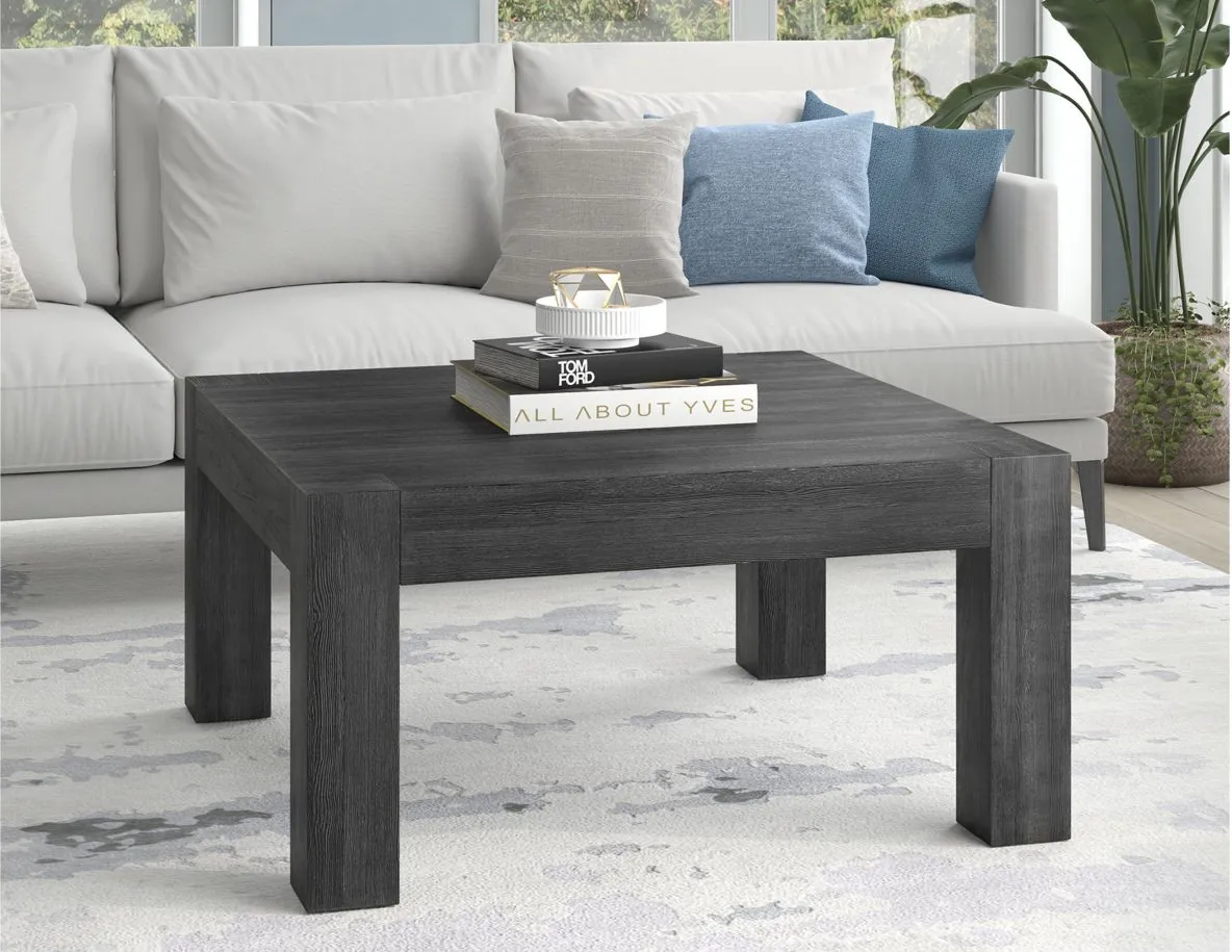 Langston Coffee Table in Charcoal Gray by Hudson & Canal