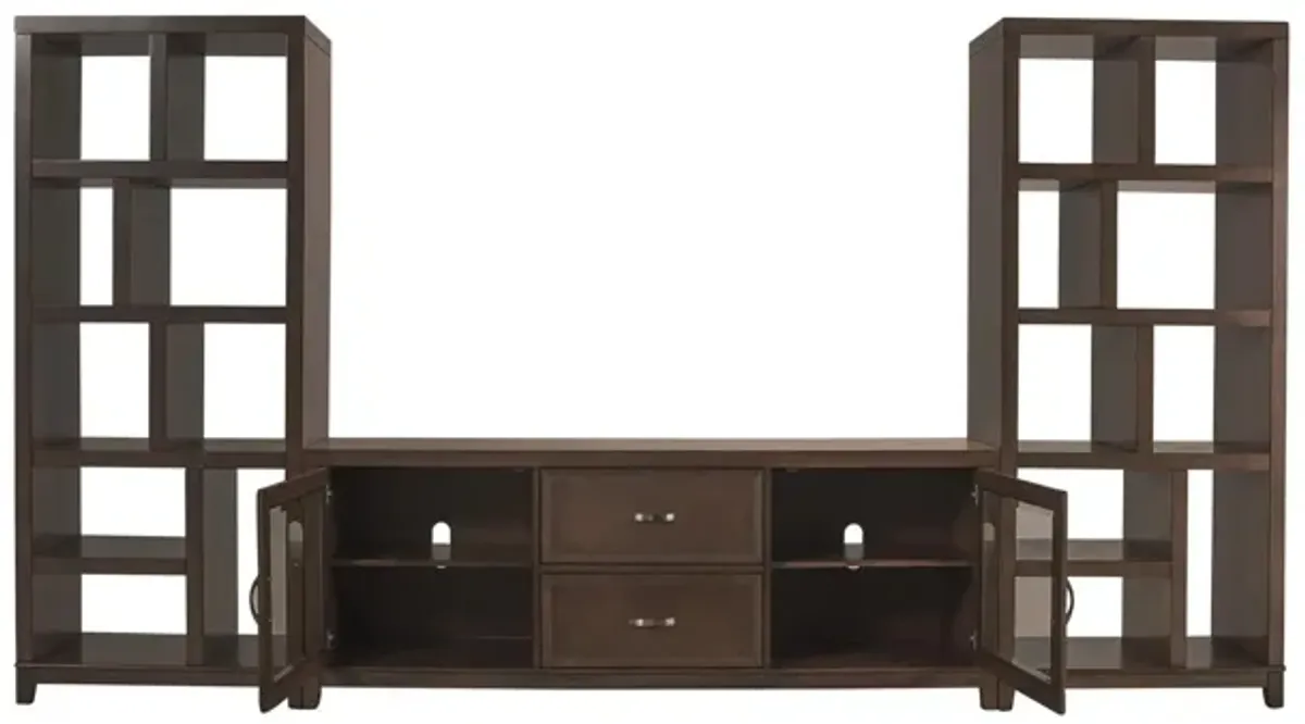 Granthom 3-pc. Wall Unit w/ 72" TV Console