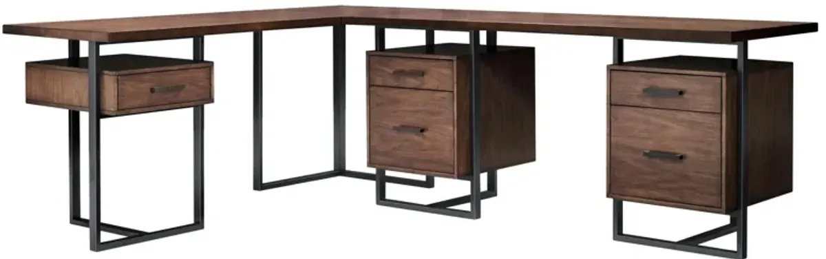 Chester Writing Desk W/ Return in Walnut by Homelegance