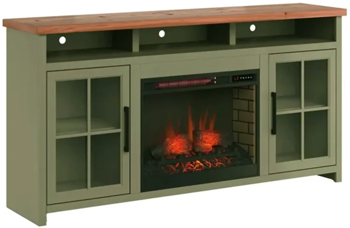 Vineyard Fireplace Console