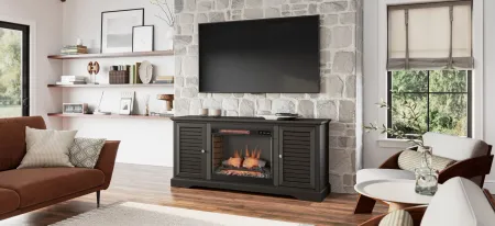Topanga 68" Fireplace Console in Clove by Legends Furniture