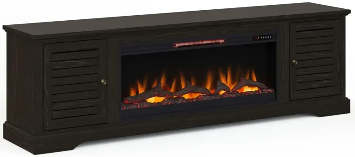 Topanga Super Fireplace Console in Clove by Legends Furniture