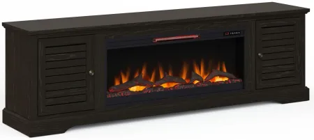 Topanga Super Fireplace Console in Clove by Legends Furniture