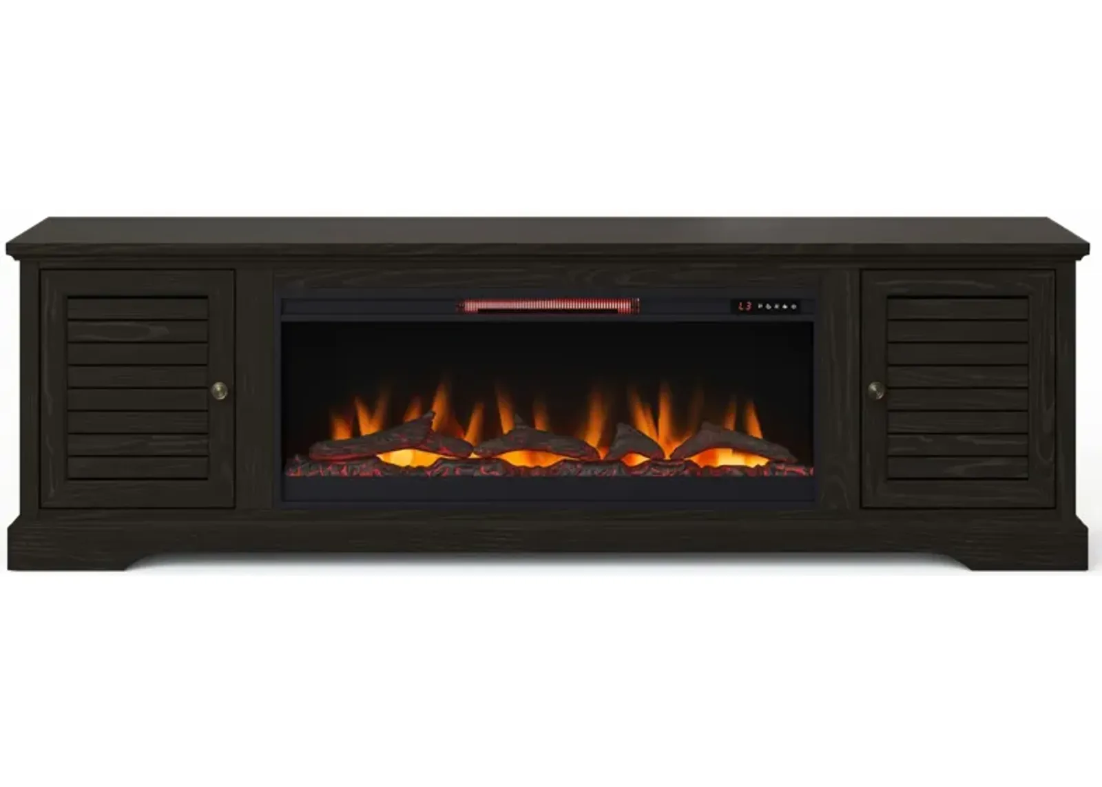 Topanga Super Fireplace Console in Clove by Legends Furniture