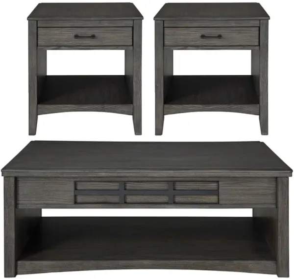 Montillan 3-pc. Occasional Tables w/ Casters