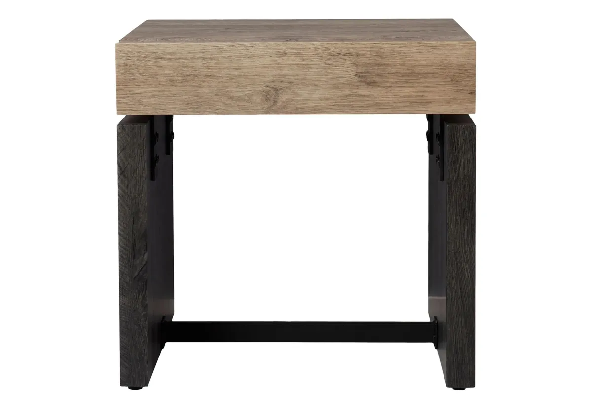 Eastleigh End Table in Natural by SEI Furniture