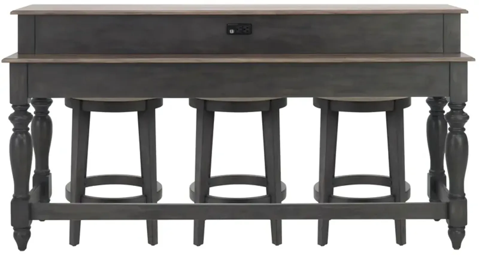 Charleston 4-pc. Console Bar with Stools