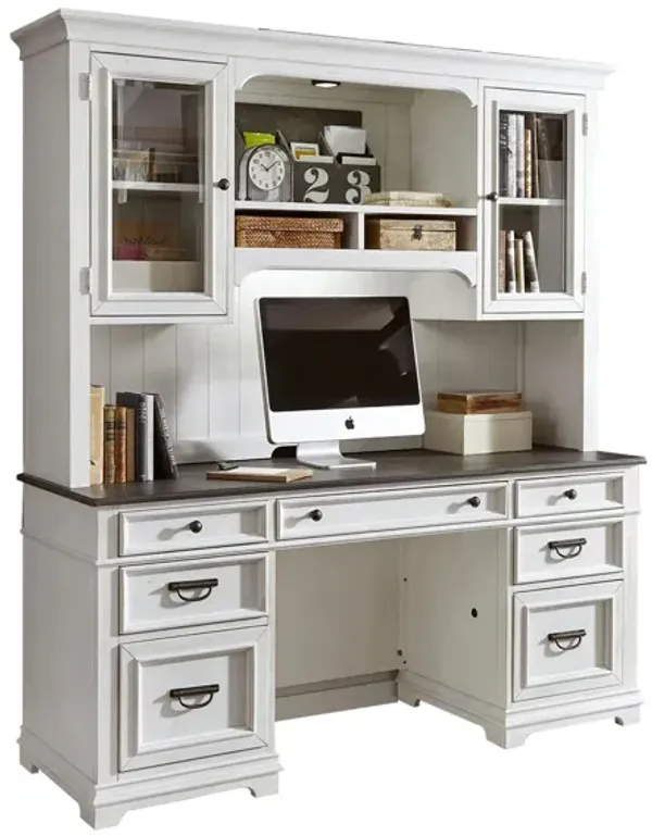 Shelby Writing Desk w/ Hutch