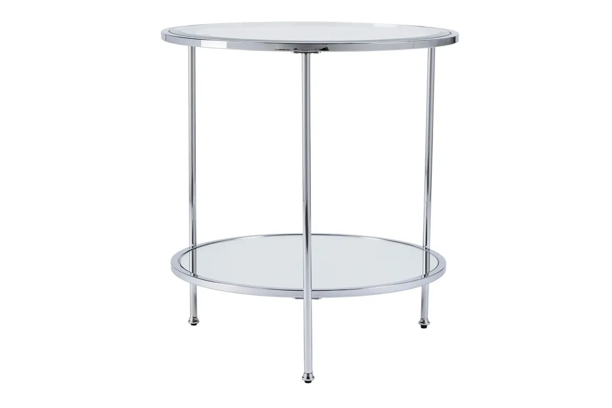 Ackerly End Table in Chrome by SEI Furniture