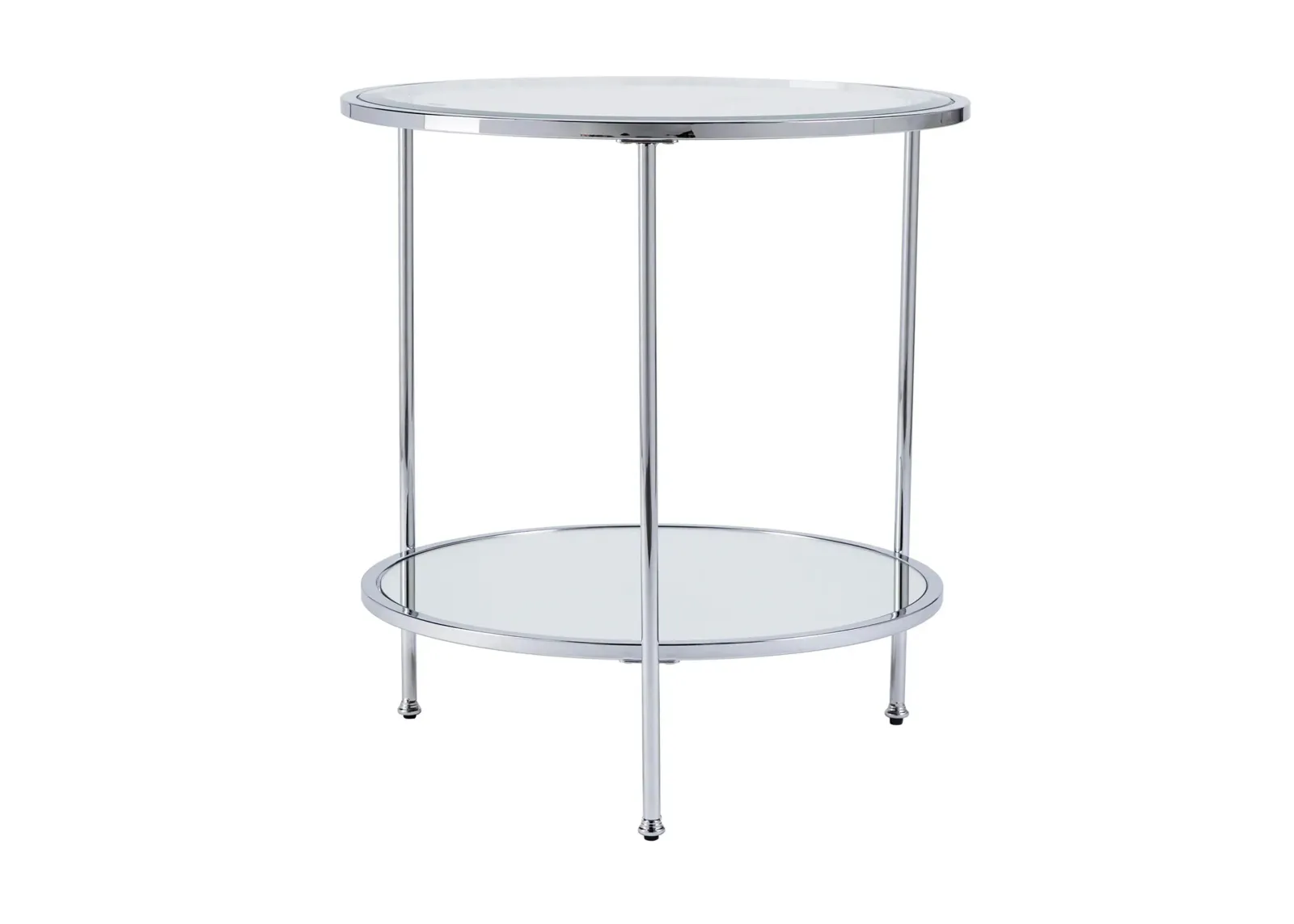 Ackerly End Table in Chrome by SEI Furniture