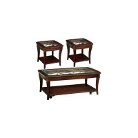 Annandale 3PC Occasional Tables in Dark Mahogany by Riverside Furniture