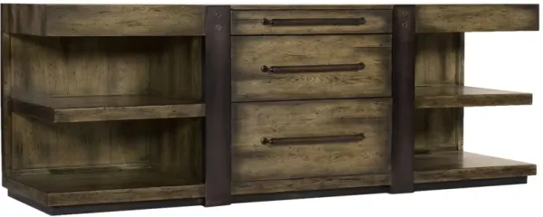 American Life Crafted Leg Desk Credenza