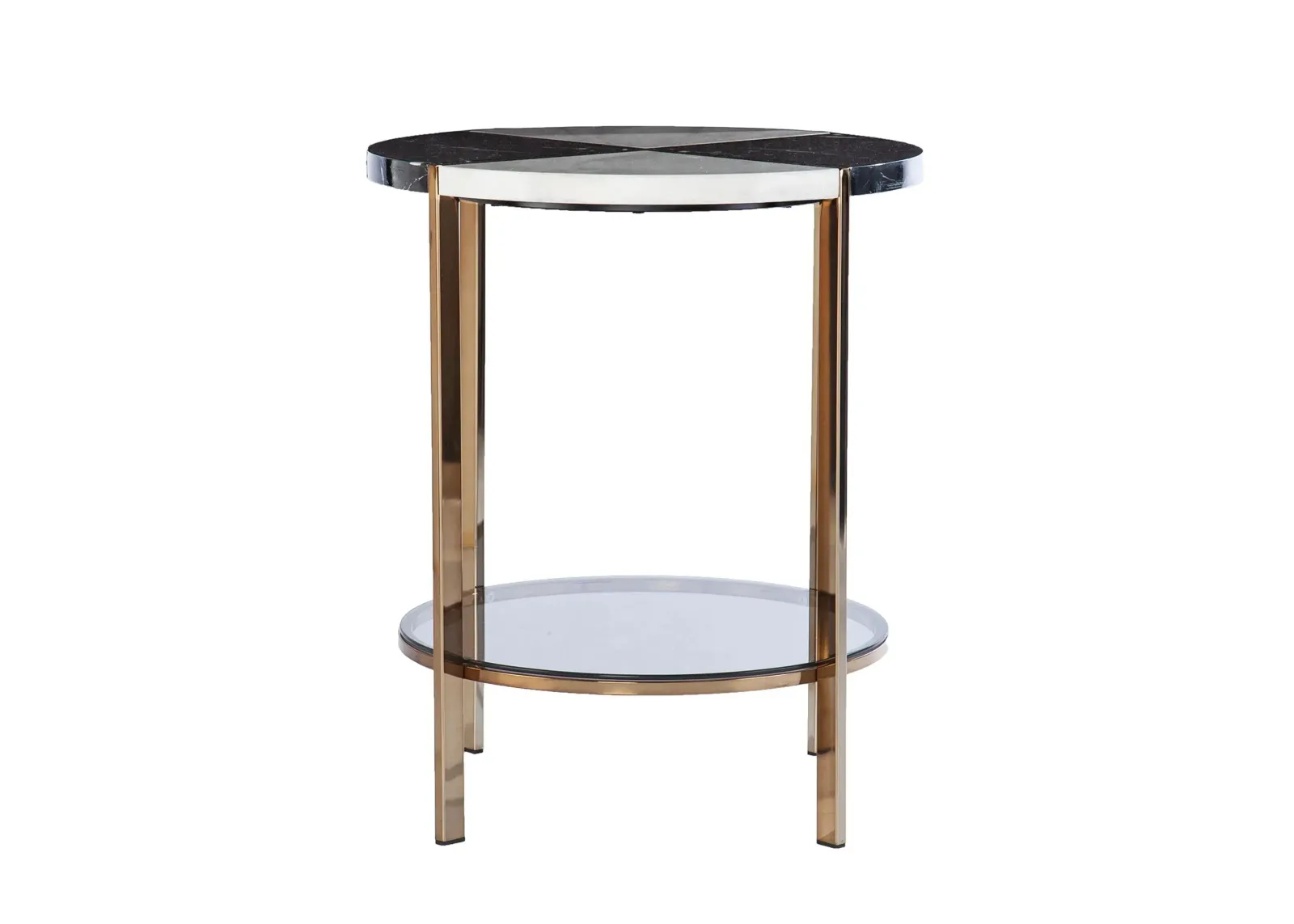 Karla End Table in Black by SEI Furniture