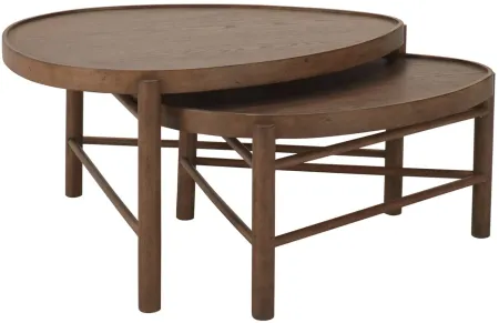 Vern 3-pc. Occational Table Set in Honey by Magnussen Home