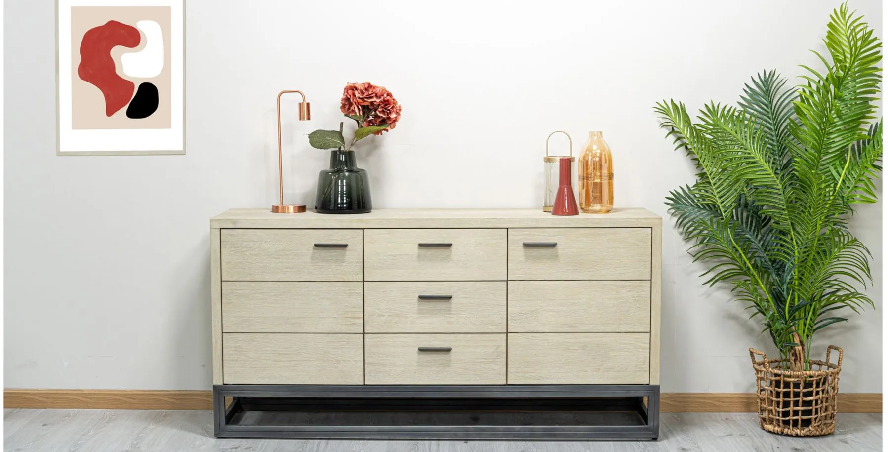 Starlight Sideboard in Beige by LH Imports Ltd